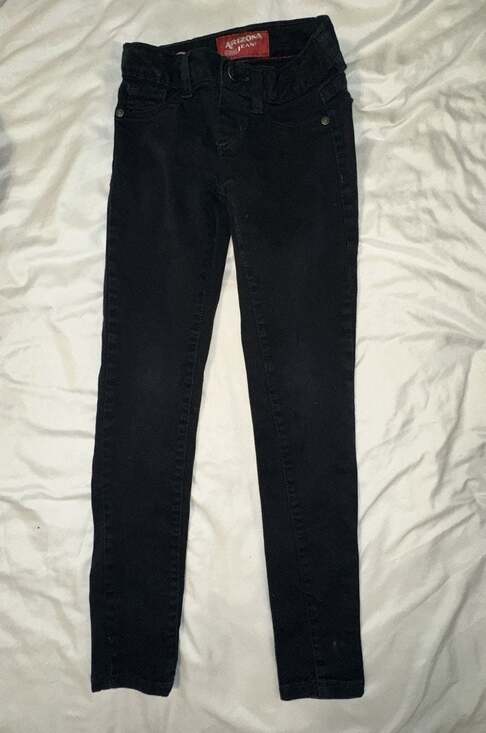 Arizona Jean Co. Other - Arizona Jean Co. Girls Black Jegging Super Skinny Jeans Size 8 Regular